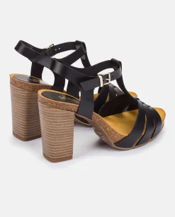 CARACAS-101 Heeled Sandal Black