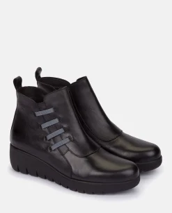 Flat Bootie ATENAS-033 Black