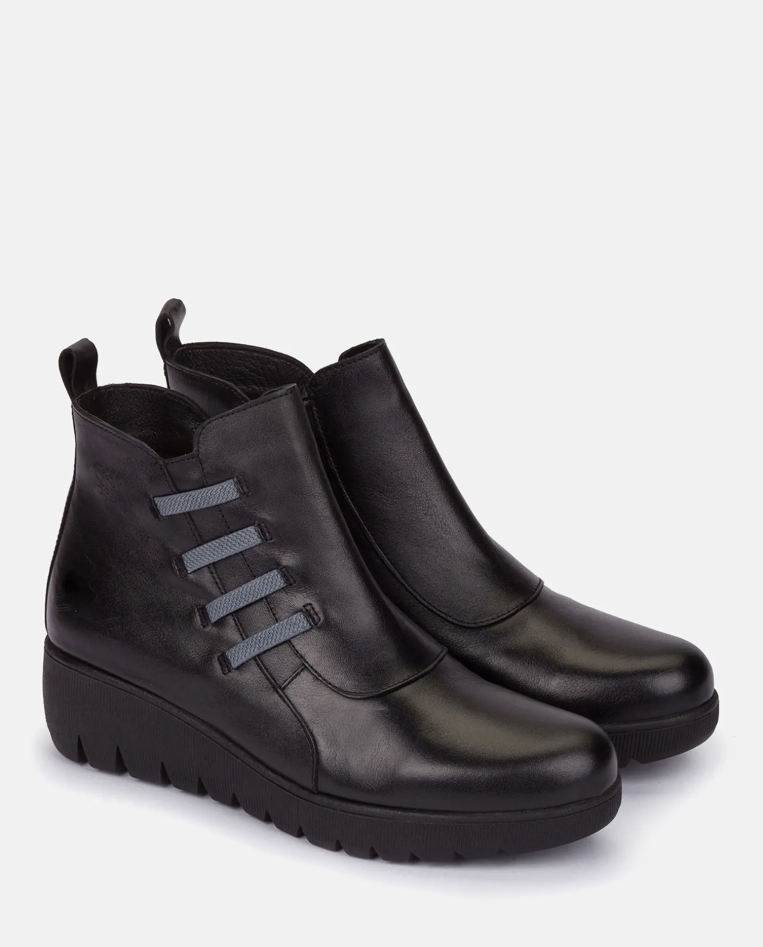 Flat Bootie ATENAS-033 Black