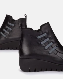 Flat Bootie ATENAS-033 Black