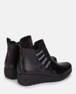 Flat Bootie ATENAS-033 Black
