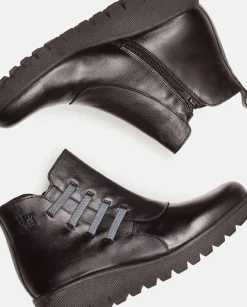 Flat Bootie ATENAS-033 Black