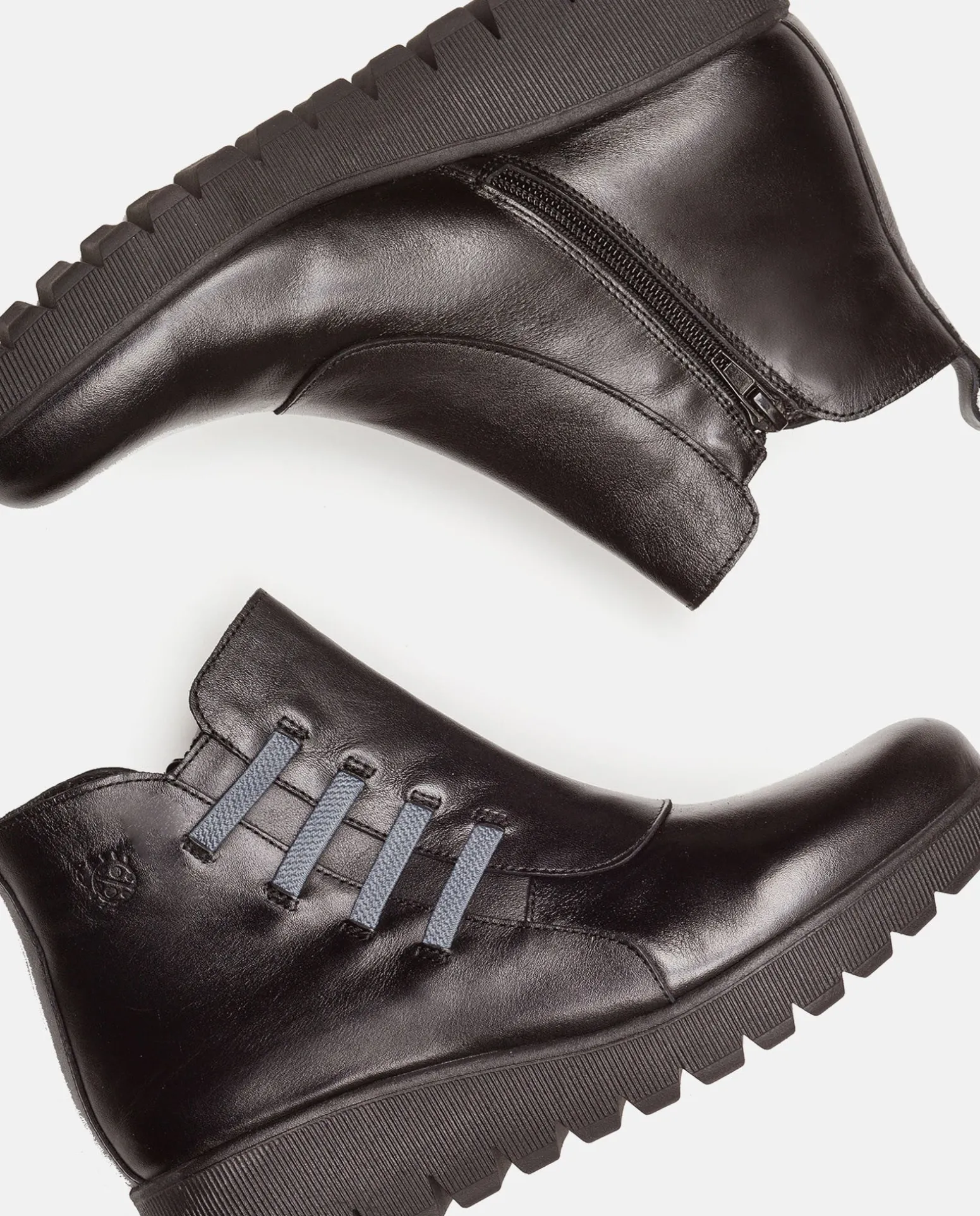 Flat Bootie ATENAS-033 Black