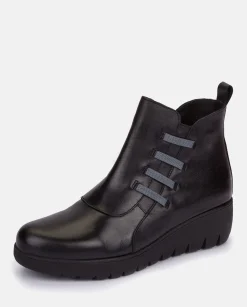 Flat Bootie ATENAS-033 Black