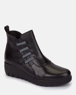 Flat Bootie ATENAS-033 Black
