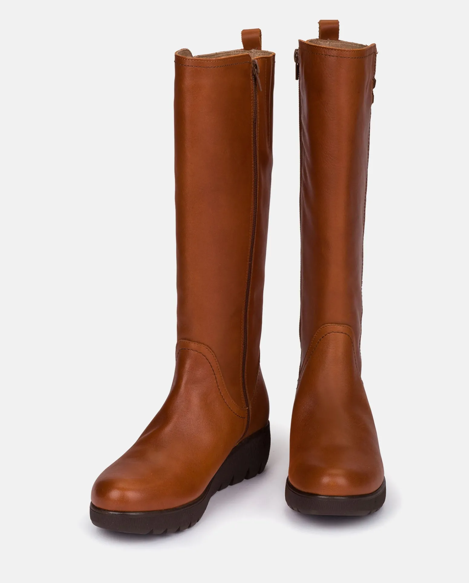 Flat Bootie ATENAS-031 Brown