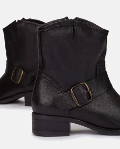 Flat Bootie CAMBRA-001 Black