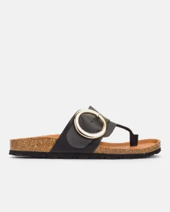 Flat Sandal GRANADA-704 Black