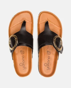 Flat Sandal GRANADA-704 Black