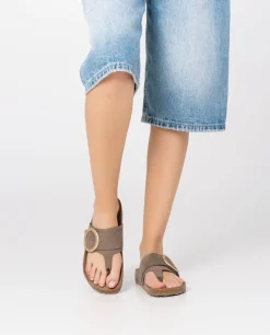Flat Sandal GRANADA-704 Brown