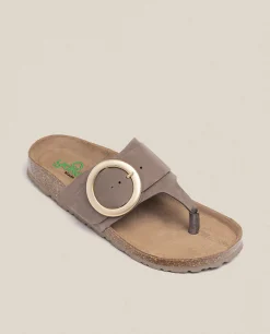 Flat Sandal GRANADA-704 Brown