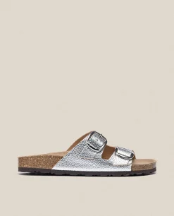 Flat Sandal GRANADA-700 Silver