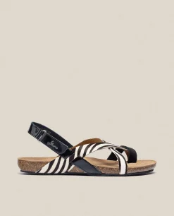 Flat Sandal IBIZA-718 Black