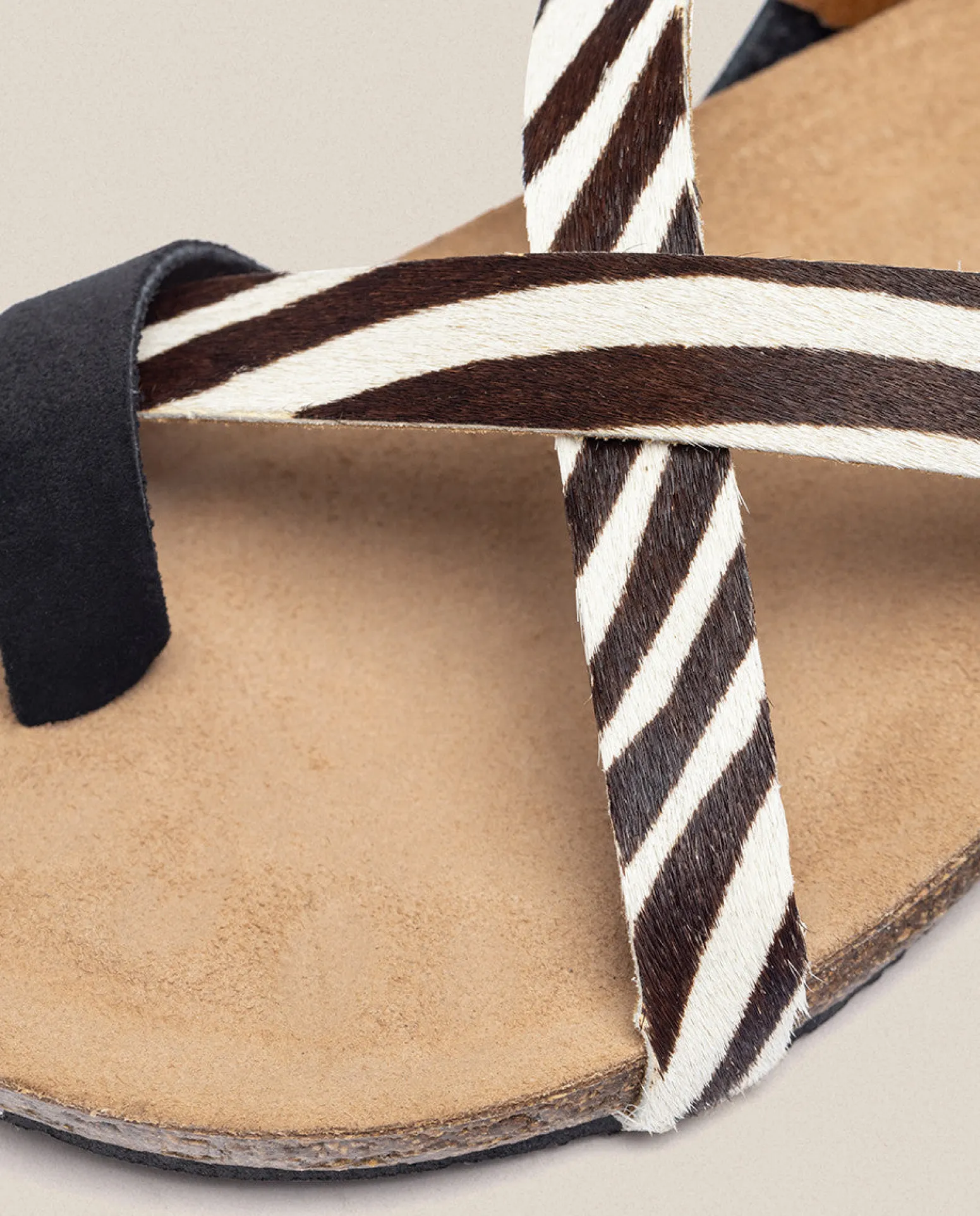 Flat Sandal IBIZA-718 Black