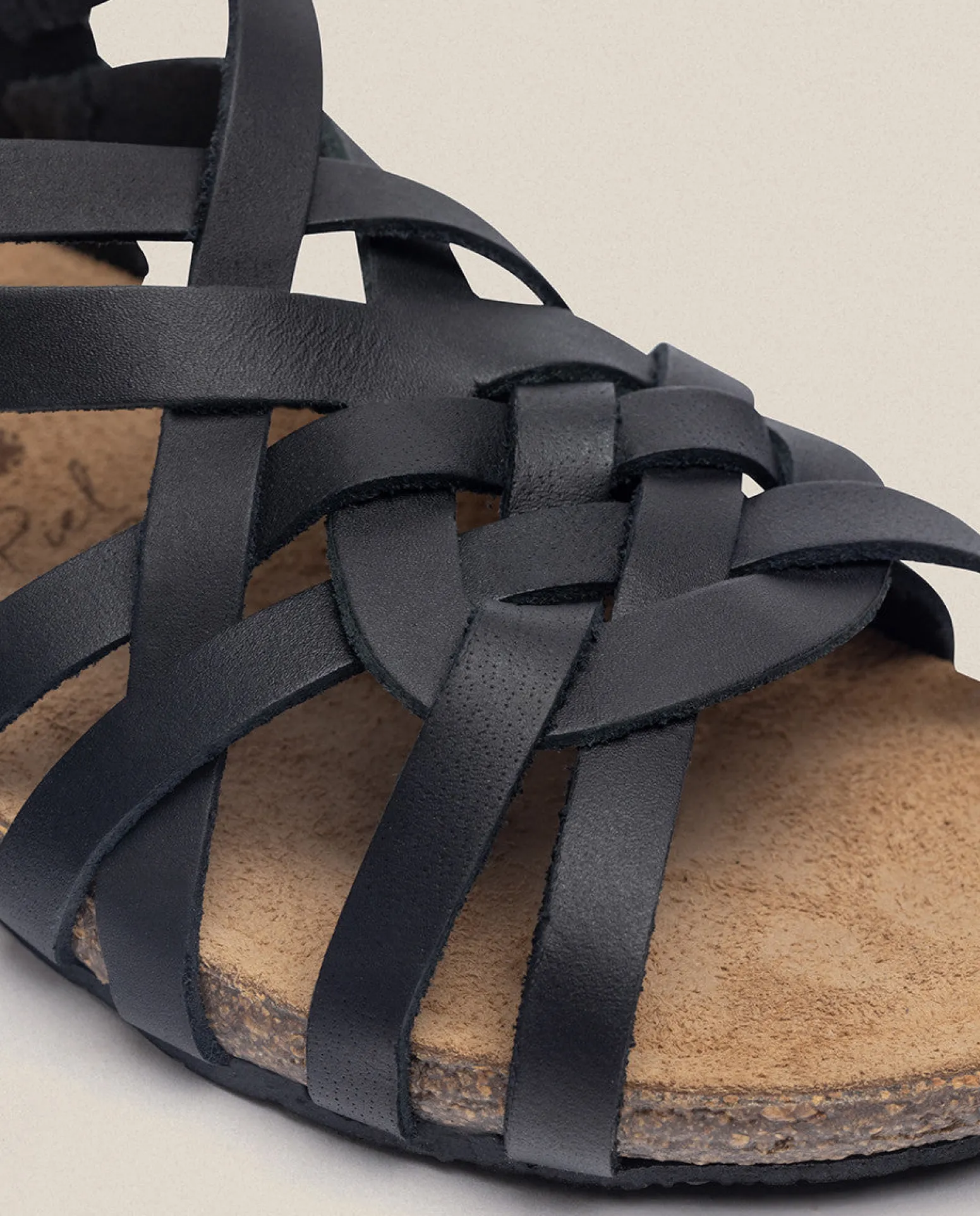 Flat Sandal IBIZA-175 Black