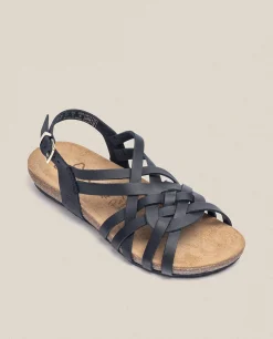 Flat Sandal IBIZA-175 Black