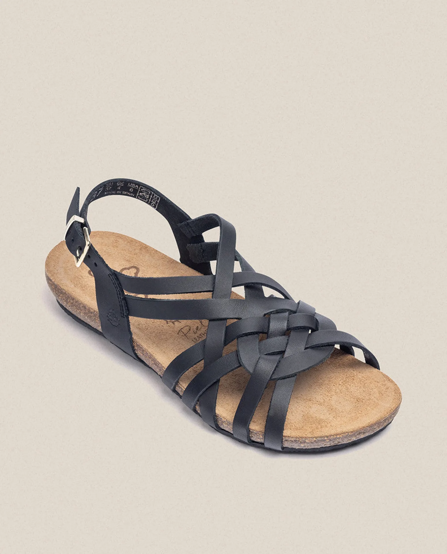 Flat Sandal IBIZA-175 Black