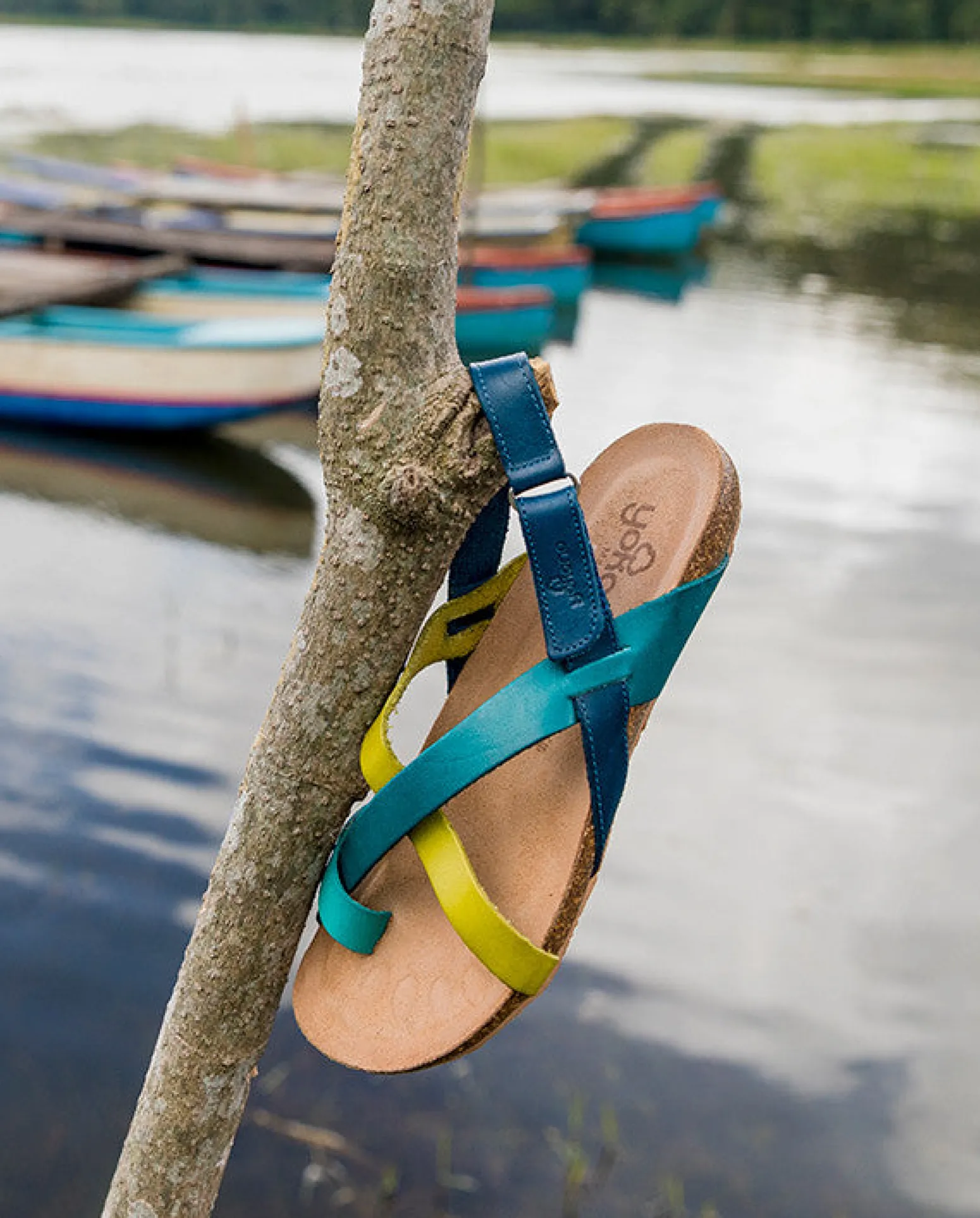 Flat Sandal IBIZA-718 Blue