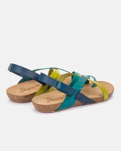 Flat Sandal IBIZA-718 Blue