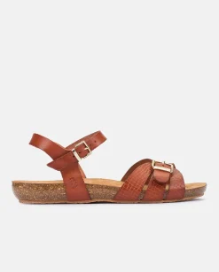 Flat Sandal IBIZA-185 Brown