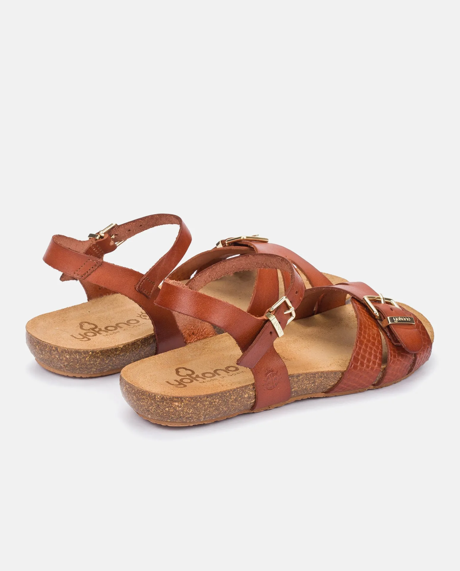 Flat Sandal IBIZA-185 Brown