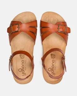 Flat Sandal IBIZA-185 Brown