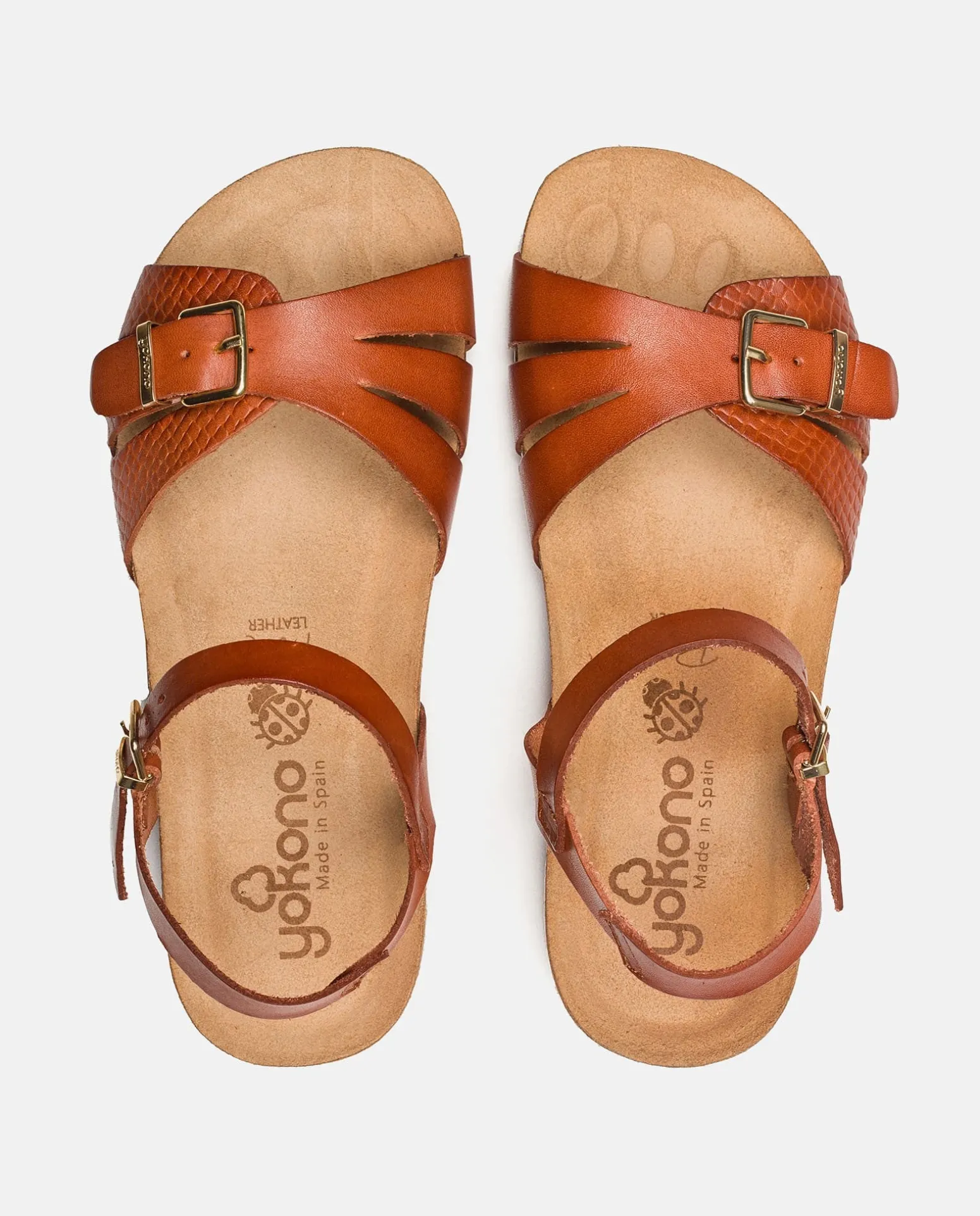 Flat Sandal IBIZA-185 Brown