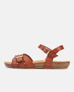 Flat Sandal IBIZA-185 Brown
