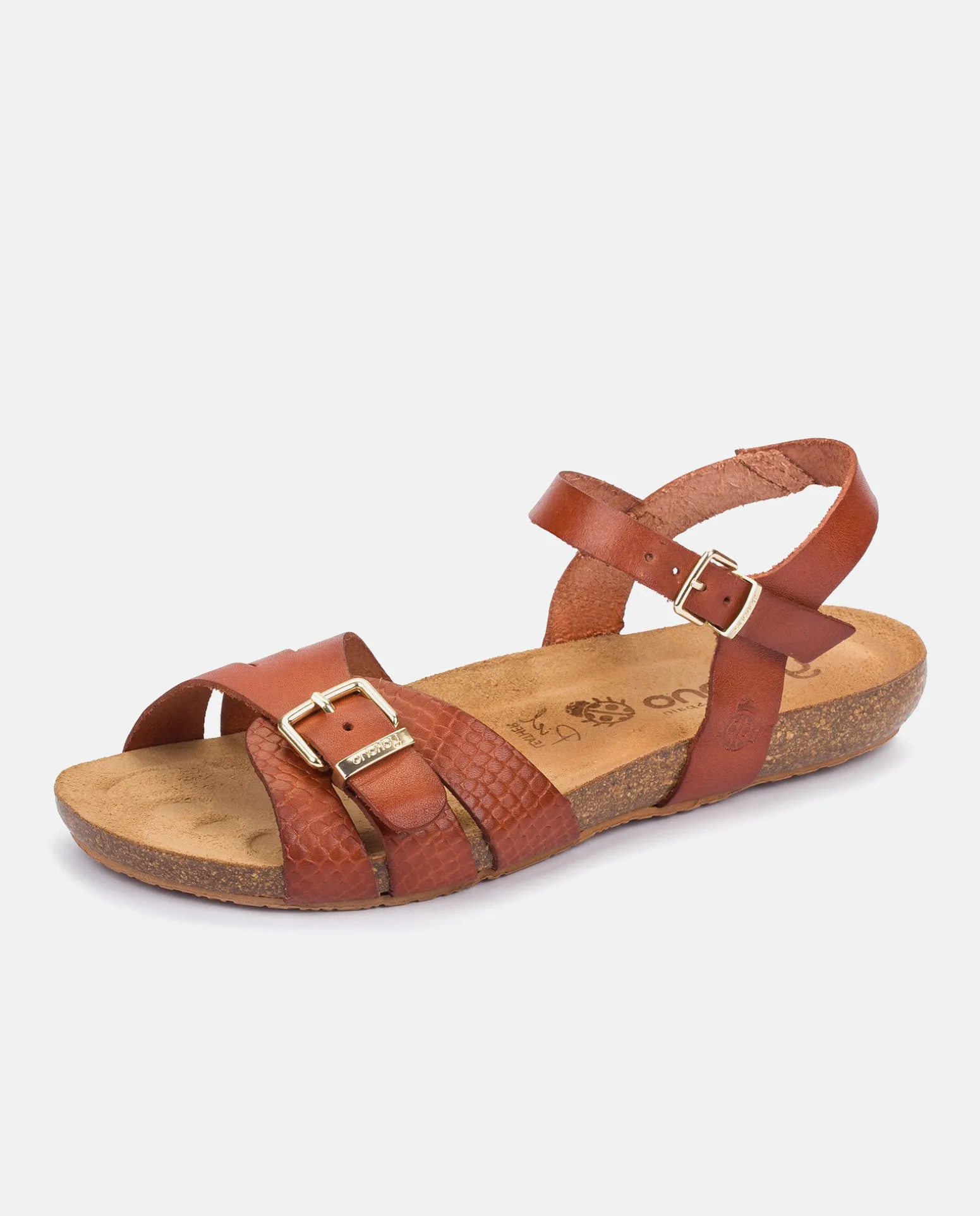 Flat Sandal IBIZA-185 Brown