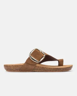 Flat Sandal IBIZA-205 Brown