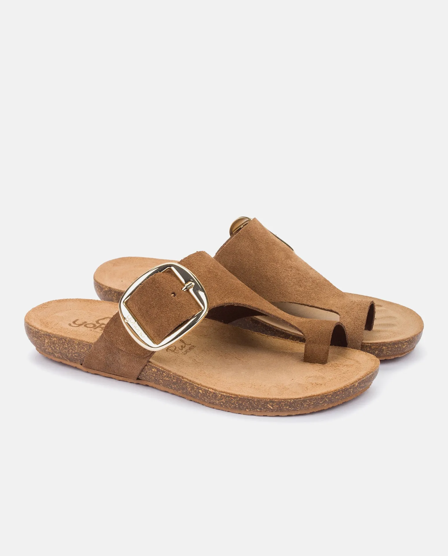 Flat Sandal IBIZA-205 Brown