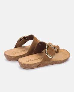 Flat Sandal IBIZA-205 Brown