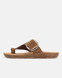 Flat Sandal IBIZA-205 Brown
