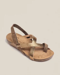 Flat Sandal IBIZA-718 Brown