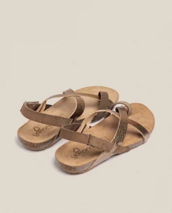 Flat Sandal IBIZA-718 Brown