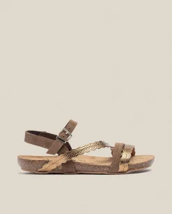 Flat Sandal IBIZA-176 Brown