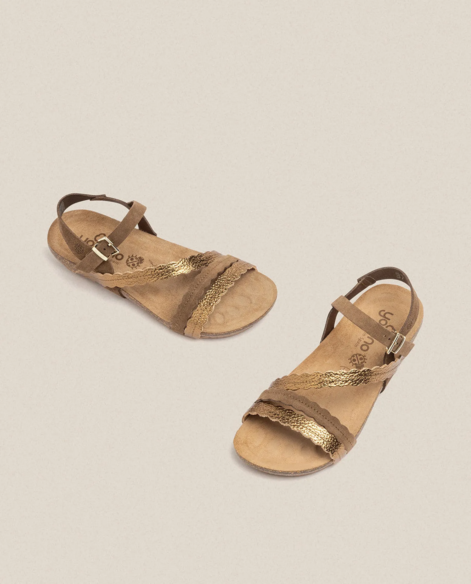 Flat Sandal IBIZA-176 Brown