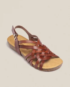 Flat Sandal IBIZA-175 Brown