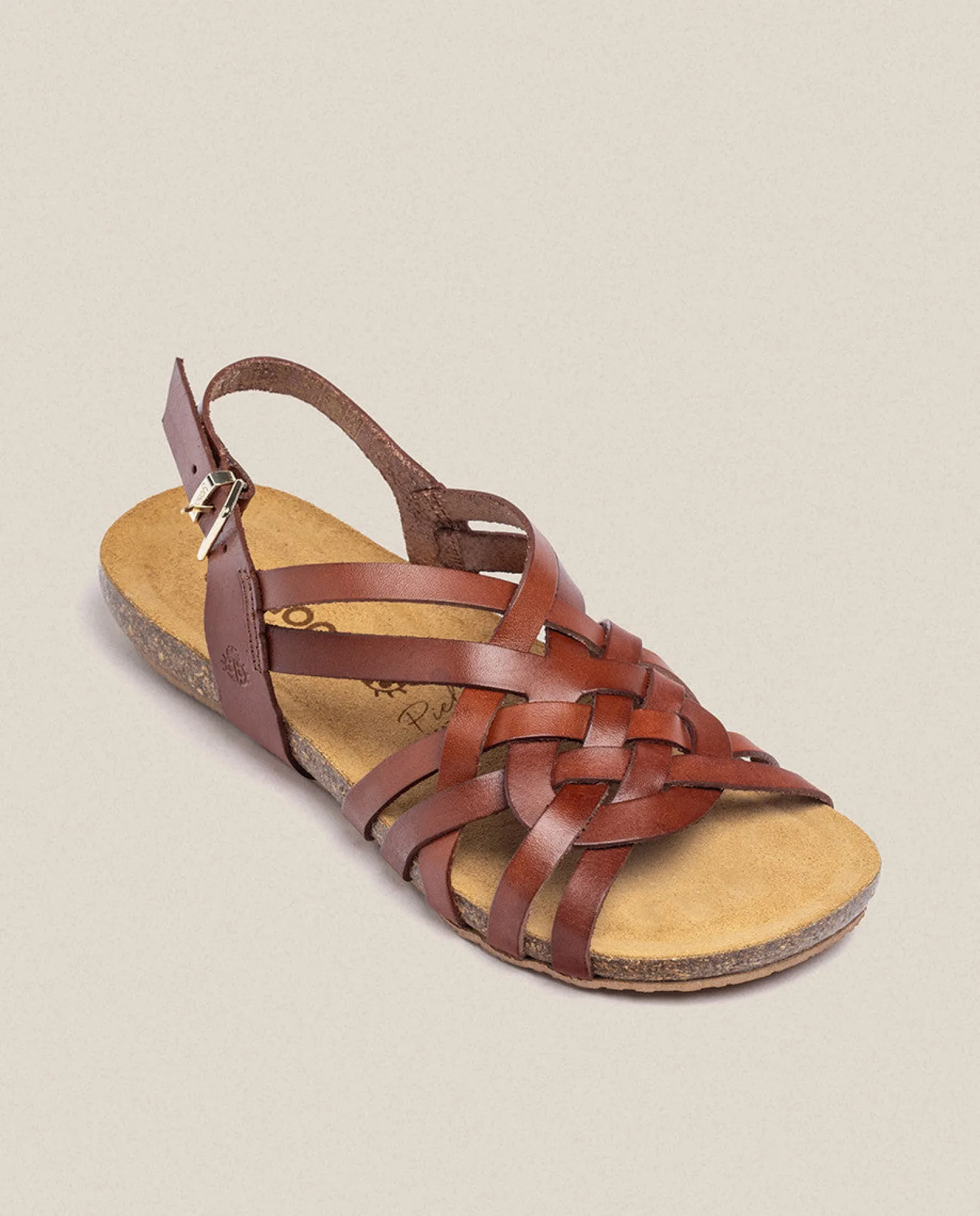 Flat Sandal IBIZA-175 Brown