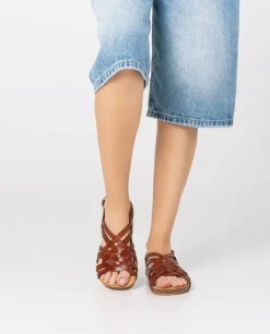Flat Sandal IBIZA-175 Brown