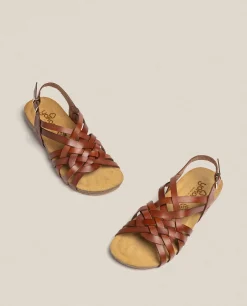 Flat Sandal IBIZA-175 Brown