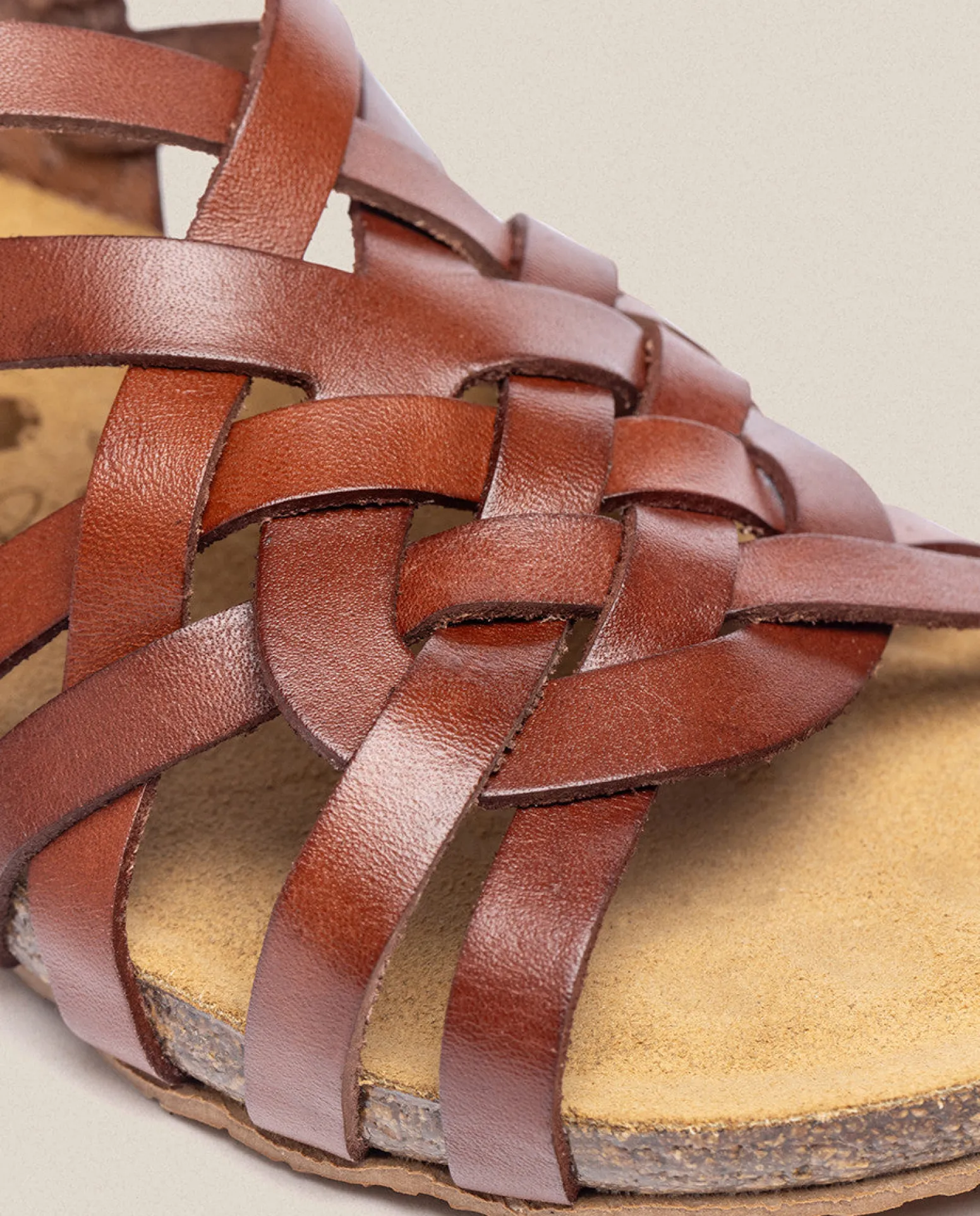 Flat Sandal IBIZA-175 Brown