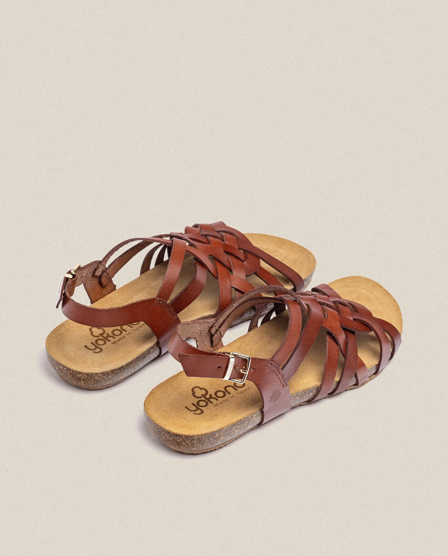 Flat Sandal IBIZA-175 Brown