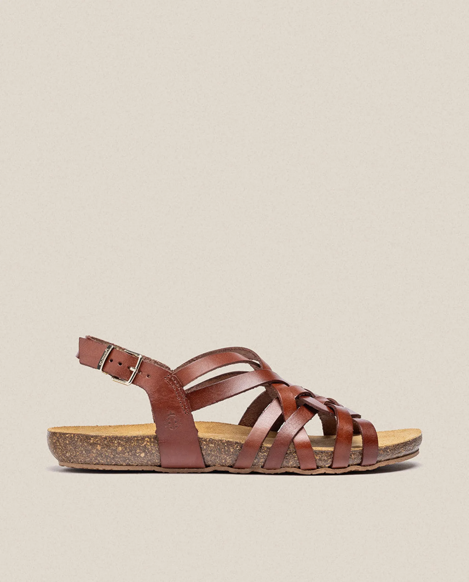 Flat Sandal IBIZA-175 Brown