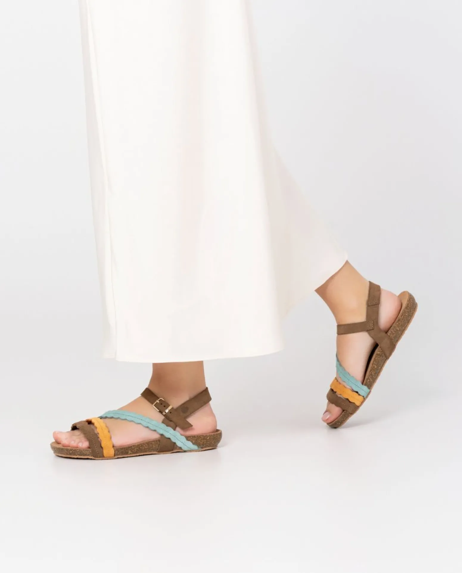 Flat Sandal IBIZA-176 Orange