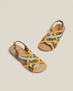 Flat Sandal IBIZA-175 Orange
