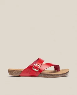 Flat Sandal IBIZA-013 Red