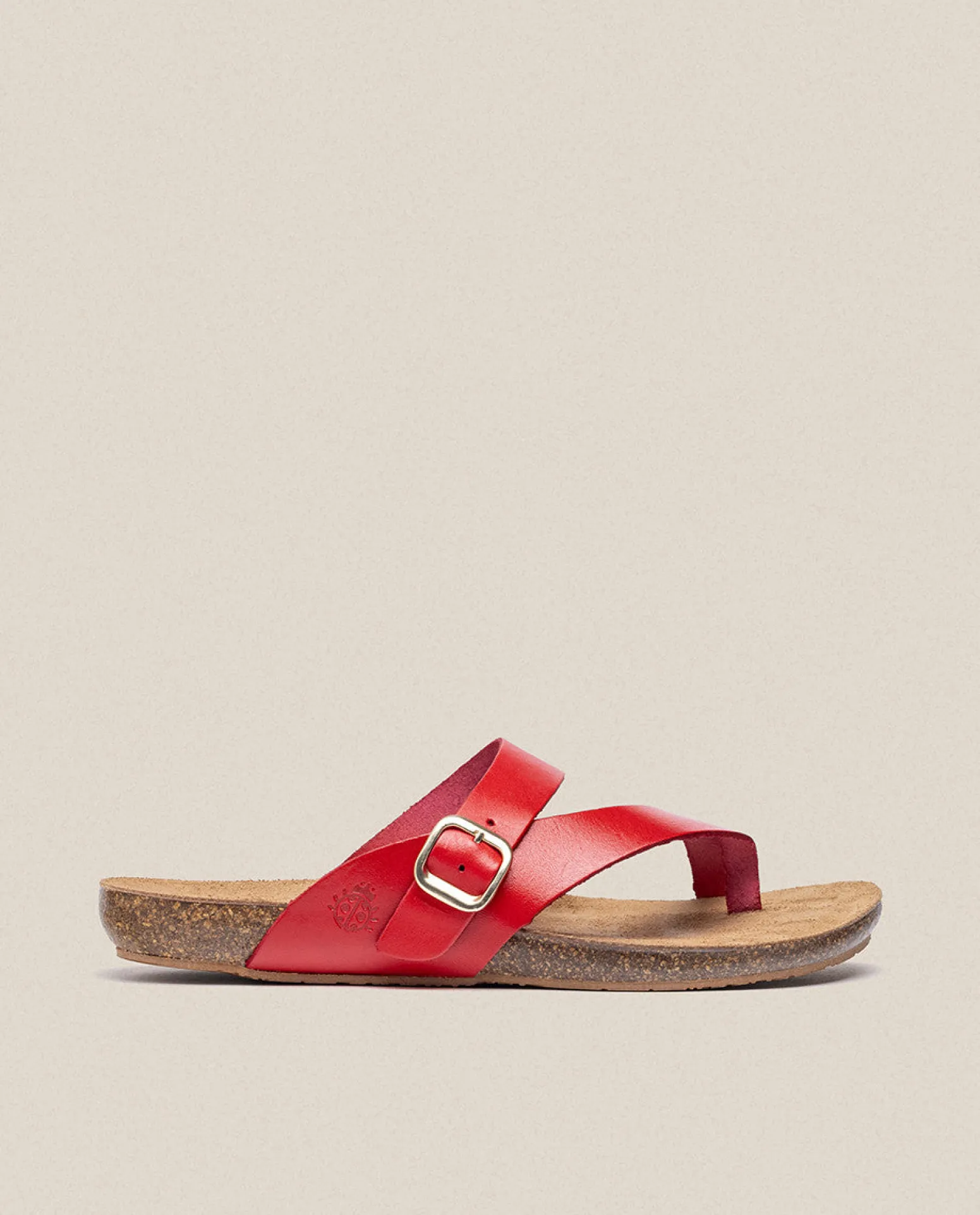Flat Sandal IBIZA-013 Red