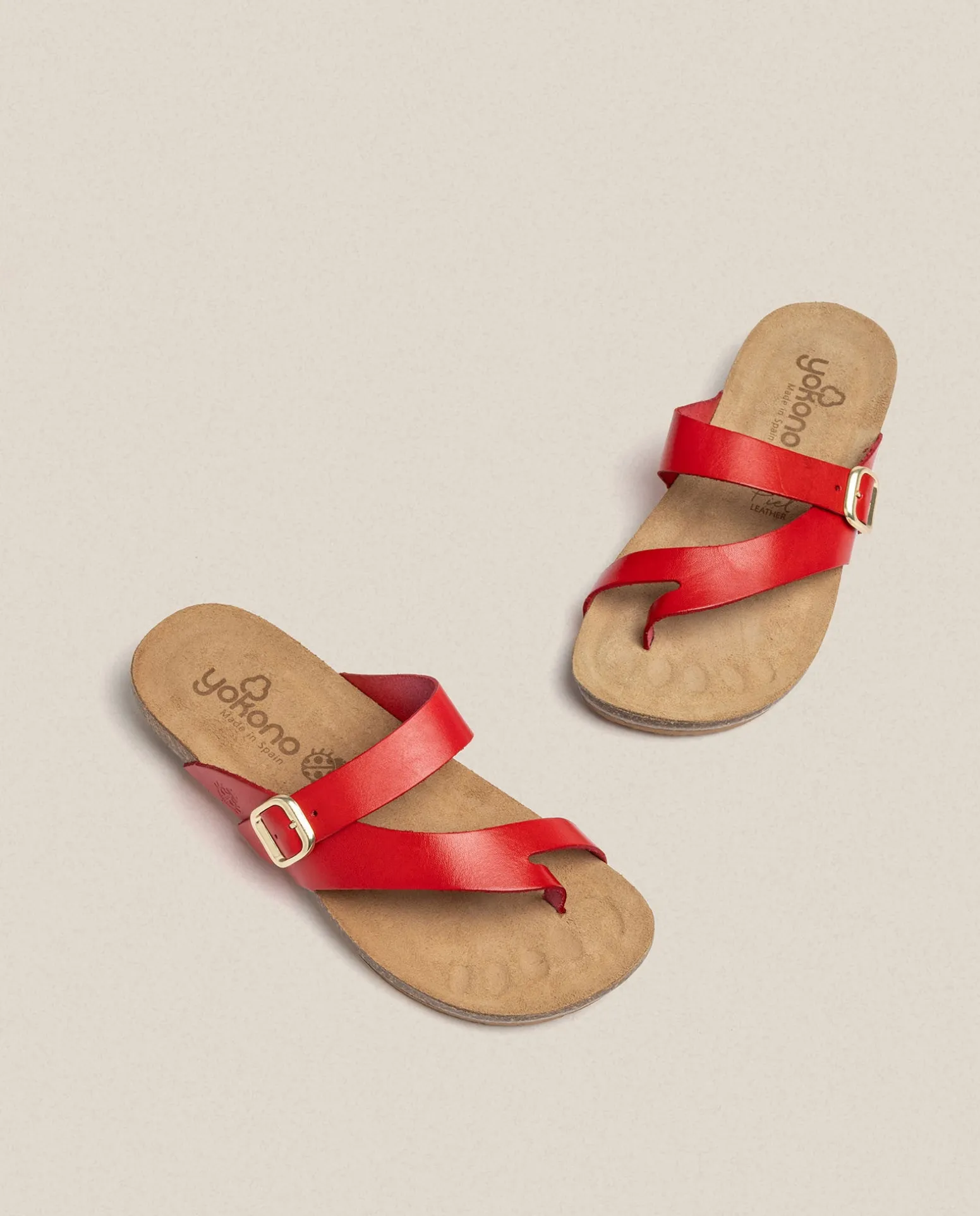 Flat Sandal IBIZA-013 Red