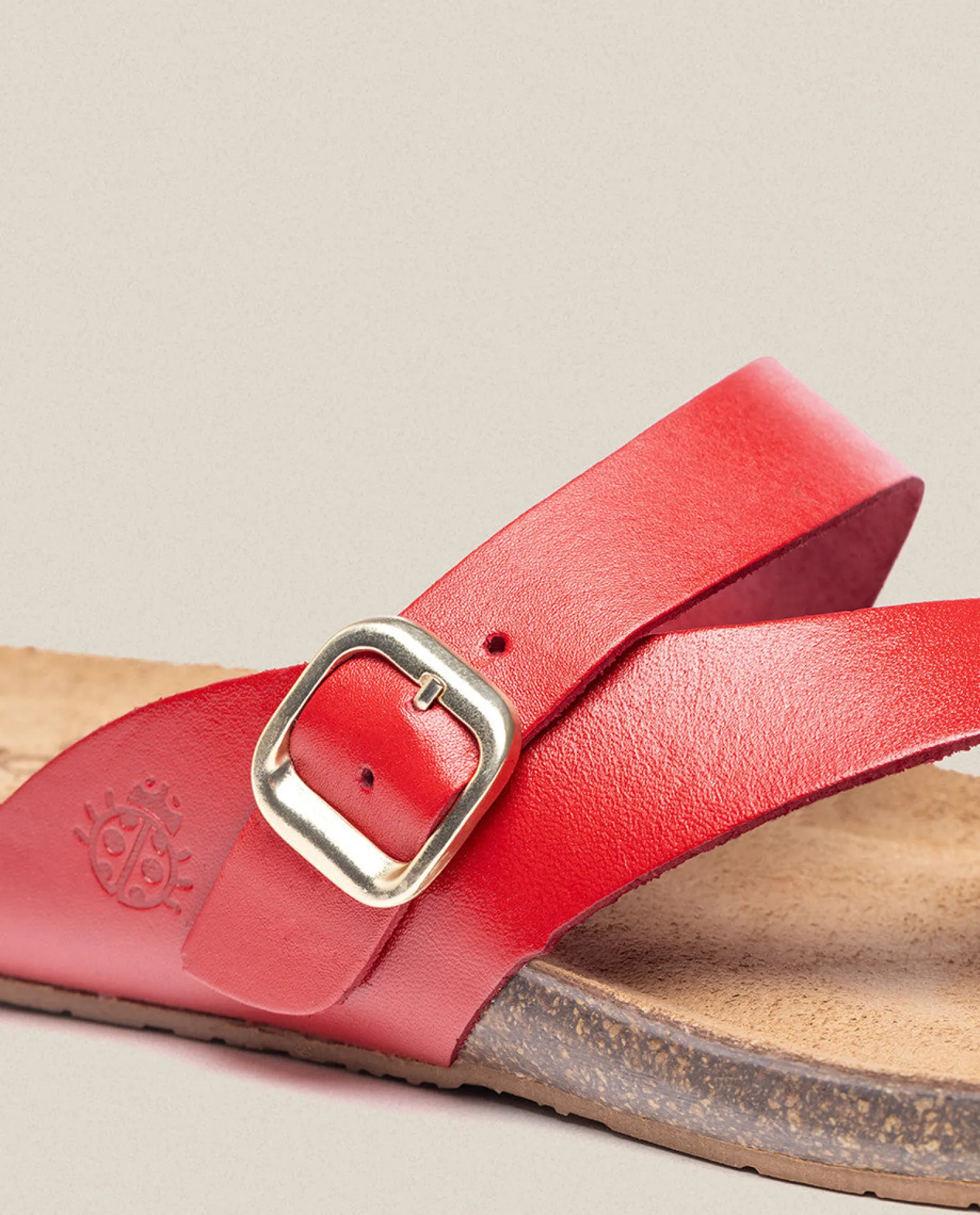 Flat Sandal IBIZA-013 Red